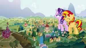 Two Giants Enters Ponyville
