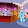 Hiding from Rainbow Dash and other Pegasi