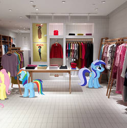 Ponies in the Fashion Store