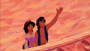 Jasmine And Aladdin First Concept Art