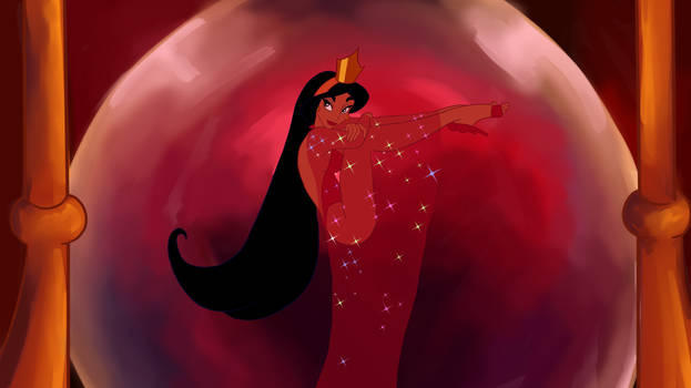 Princess Jasmine as princess Daphne