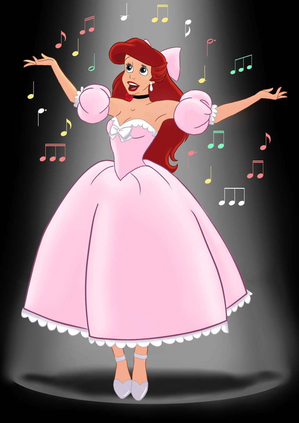 Singing Ariel COMMISSION by ArterribleKumi on DeviantArt