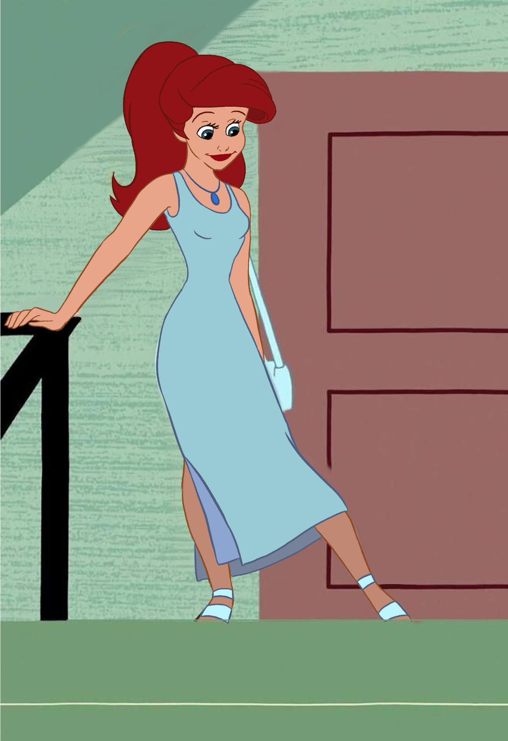 Ariel as Kim Posible COMMISSION by ArterribleKumi on DeviantArt