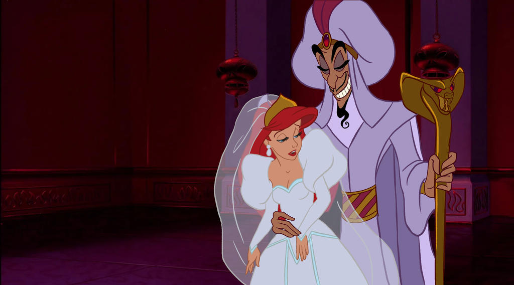 Ariel x Jafar art trade by ArterribleKumi on DeviantArt