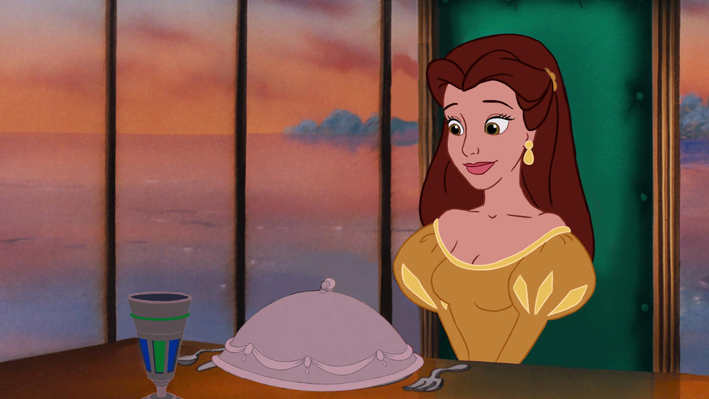 Belle as Ariel by ArterribleKumi on DeviantArt