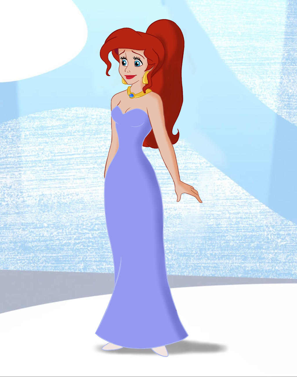 Ariel as Kim Possible COMMISSION by ArterribleKumi on DeviantArt