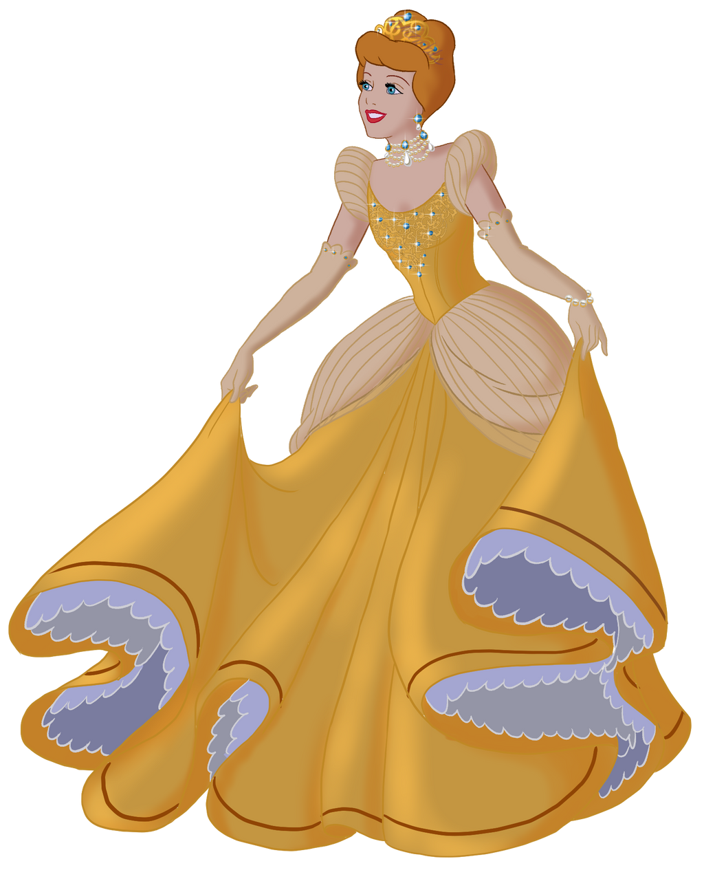 Gold best sale cinderella dress