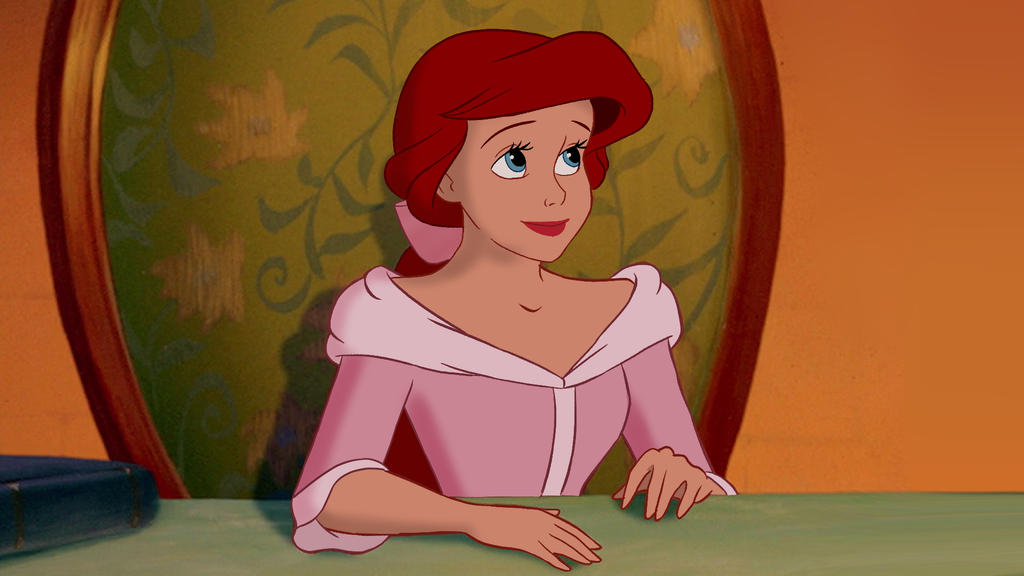 Ariel as Belle by ArterribleKumi on DeviantArt