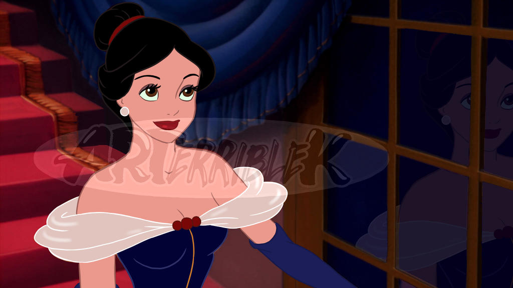 Snow White as Belle by ArterribleKumi on DeviantArt