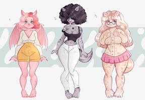 [OPEN] Furry adoptables auction by ilia--art