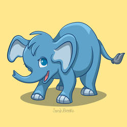 Baby Elephant #DailyDrawing