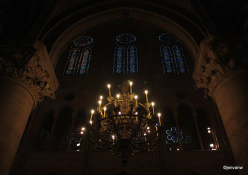 Light in Notre Dame, Paris