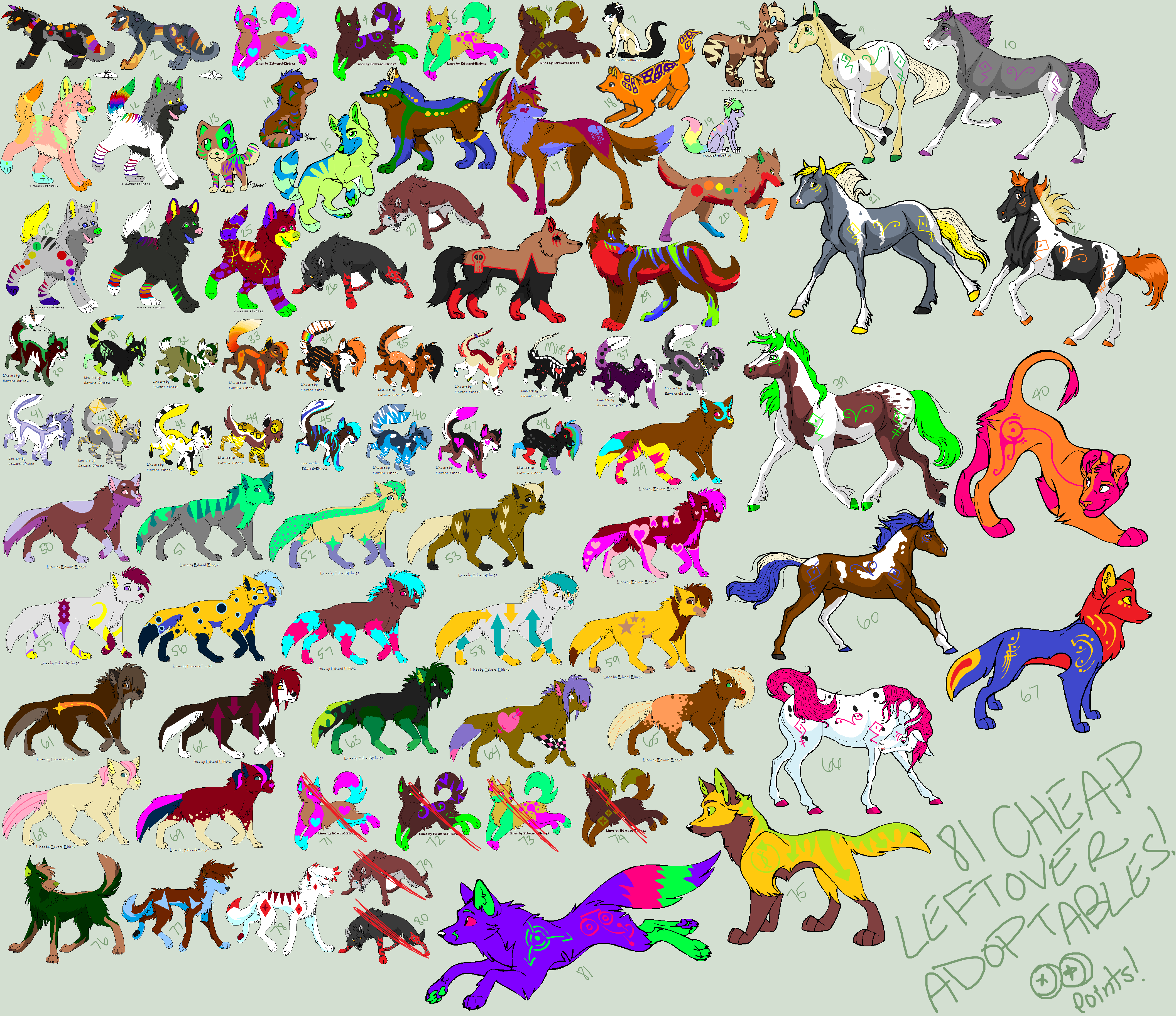 Massive Leftover Adoptable Sheet CHEAP!