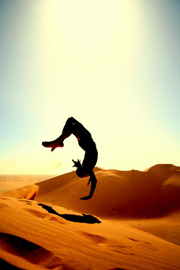 Flip on the Dunes