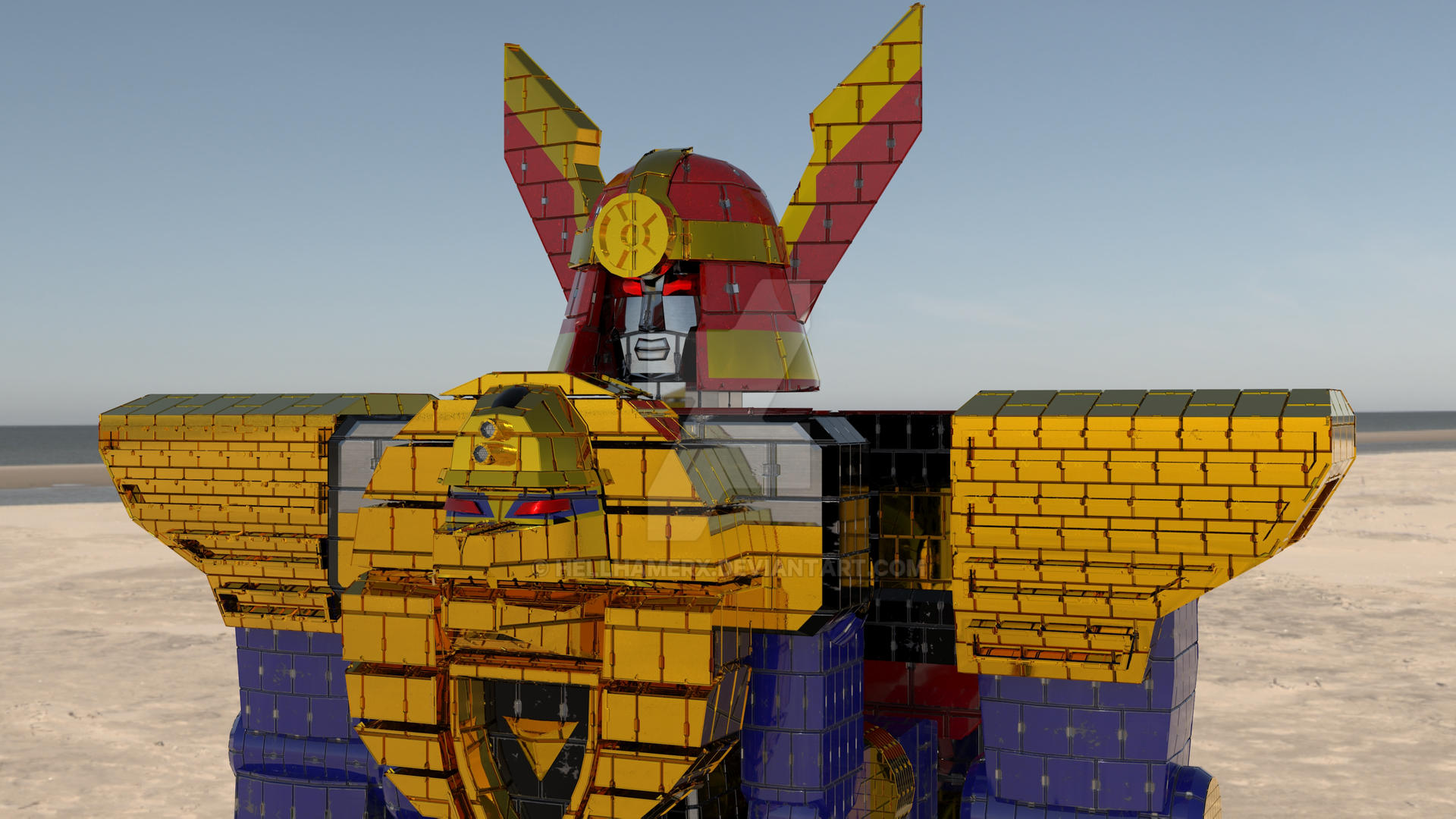 Zeo Megazord / Ohranger Robo HD - Close Up by HellhamerX on DeviantArt
