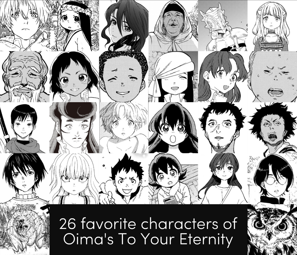 My 26 favorite characters of To Your Eternity by devinsaurusnext on  DeviantArt