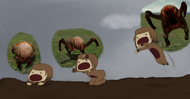 Headcrab Humans by Super-Cute on DeviantArt