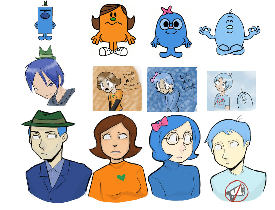 Mr Men Redesigns by Super-Cute on DeviantArt