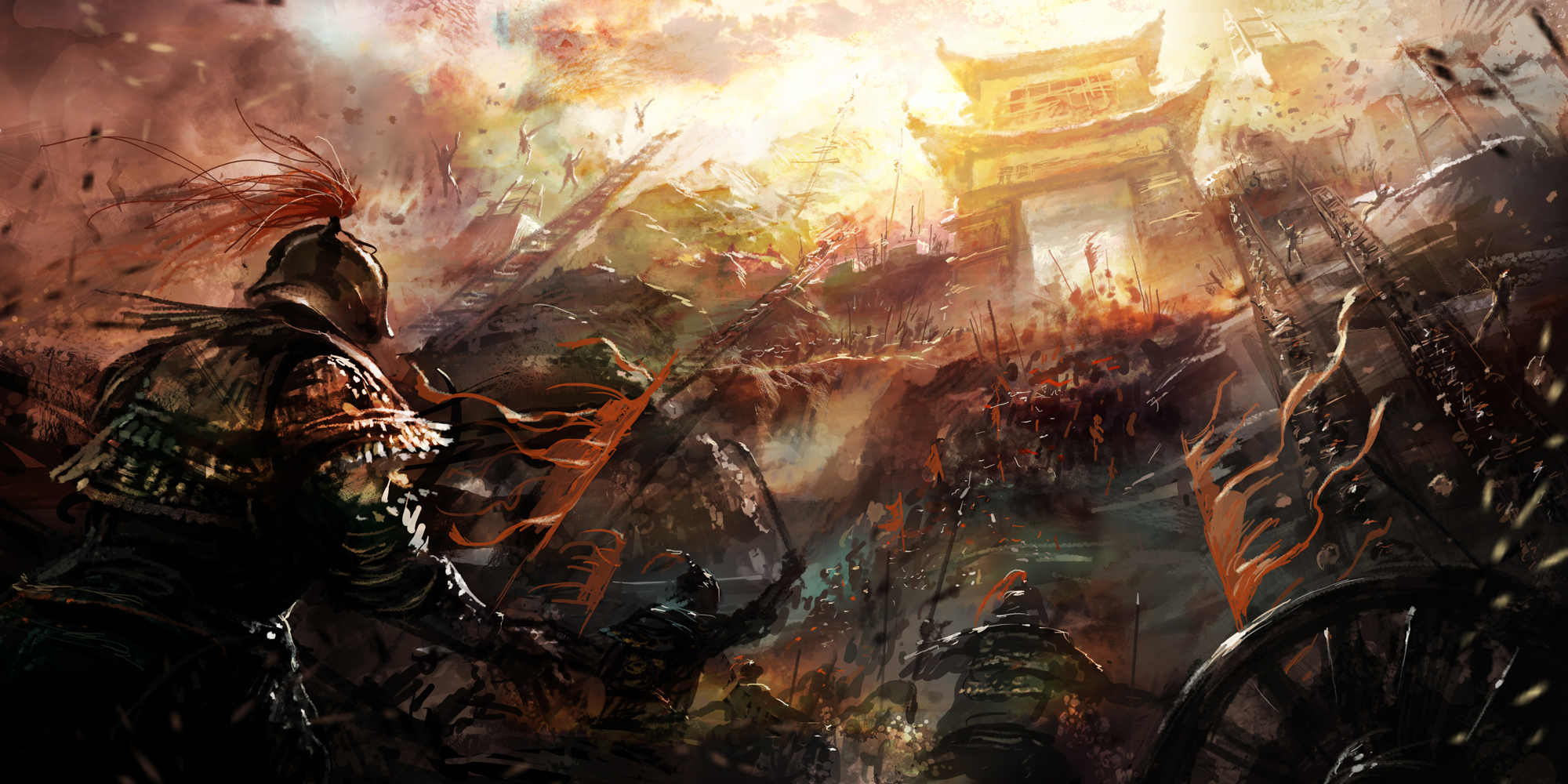 Concept map of ancient war