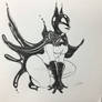Bat Blotty from the sketchbook by Rene Angel Lopez