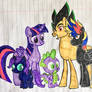 Shadow Dragon and Twilight Sparkle's Family