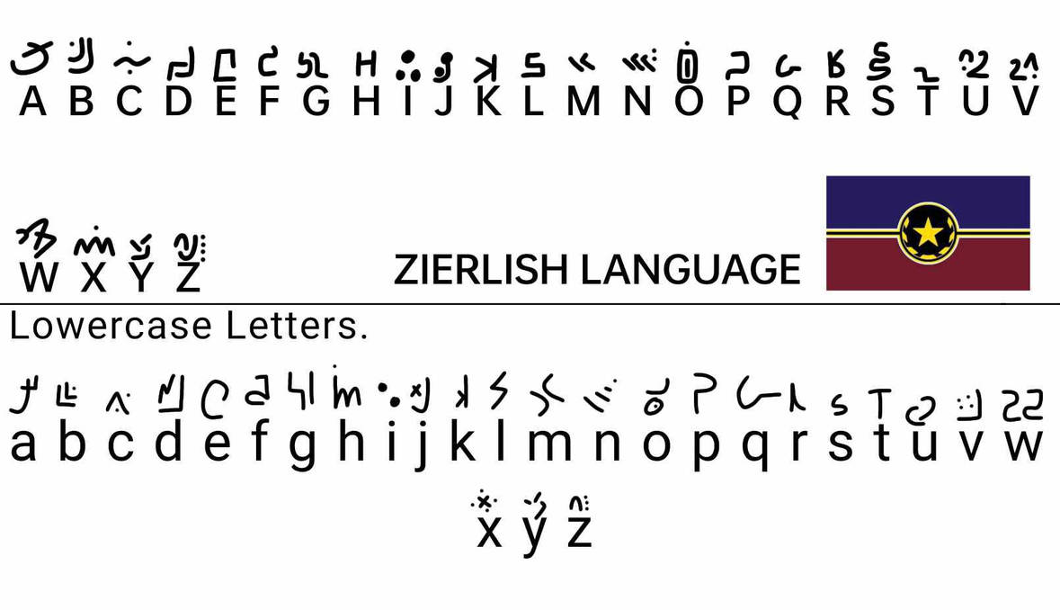 Zierlish Language by SamsamMagan on DeviantArt