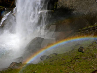 Yosemite Rainbow Waterfall