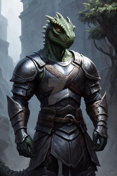 Argonian Ranger (Open) Argonian warrior by tevermore on DeviantArt
