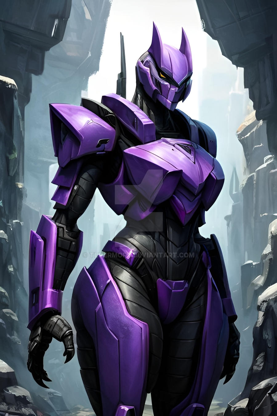 (Open) Female cybertronian by tevermore on DeviantArt