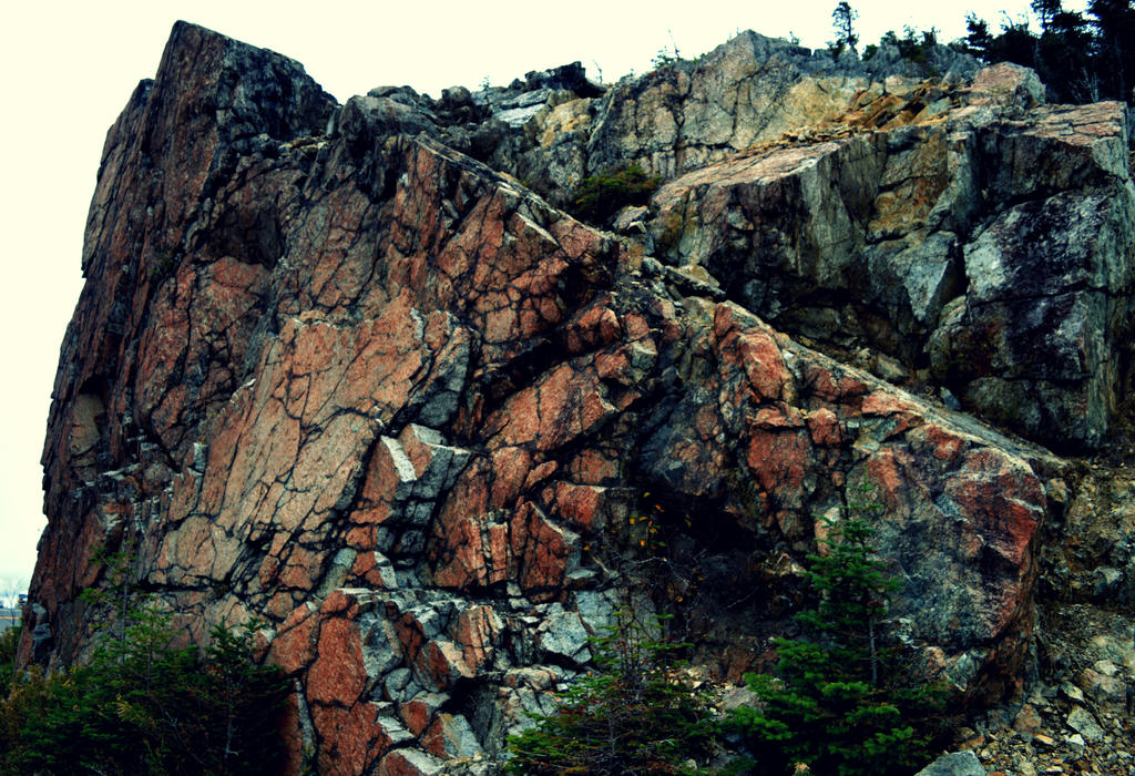 Rock Outcrop on Whiteface Mountain