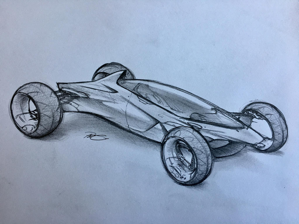 Racer concept sketch