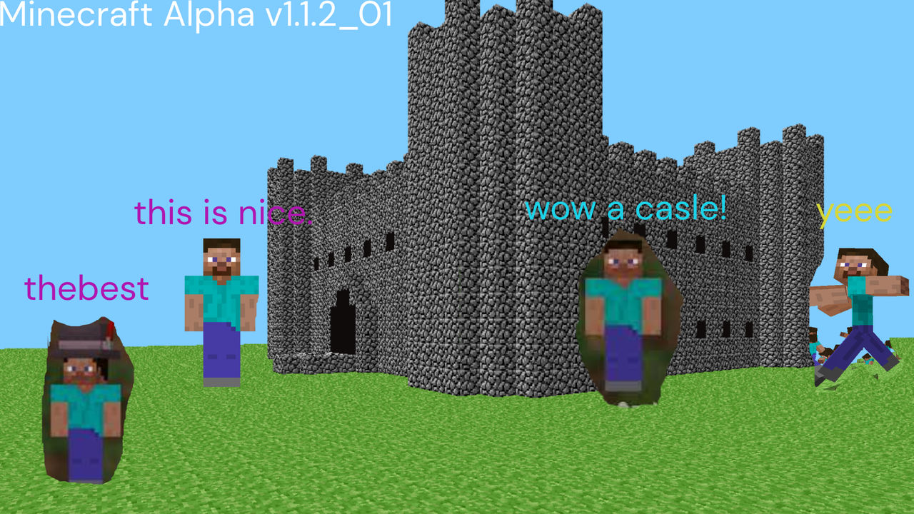 do you guys reameber minecraft alpha versions by ilovminecraft33 on ...