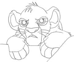 Simba Line Simba Line Art by MoRbiD-ViXeN on DeviantArt