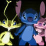 Stitch, Angel, Sparky, Felix