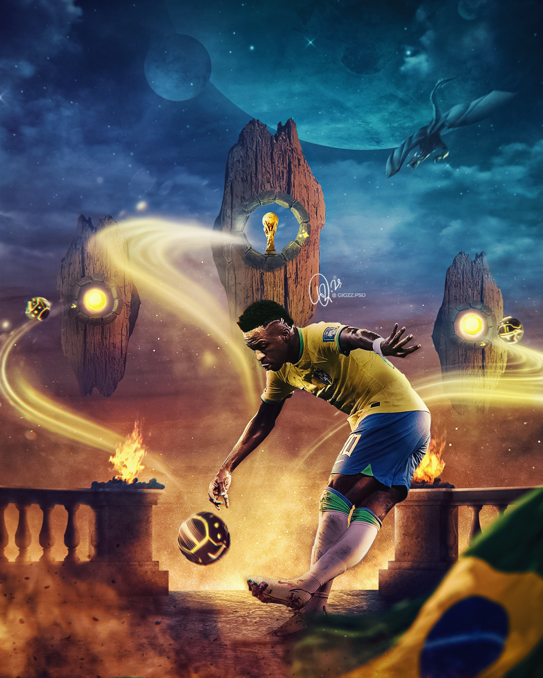 Vinicius Junior Wallpaper 4K, Brazilian Football Player