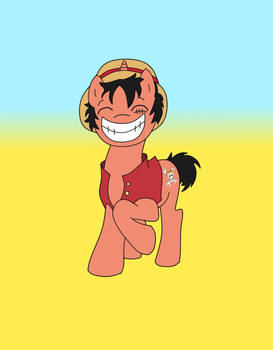 Luffy as a pony