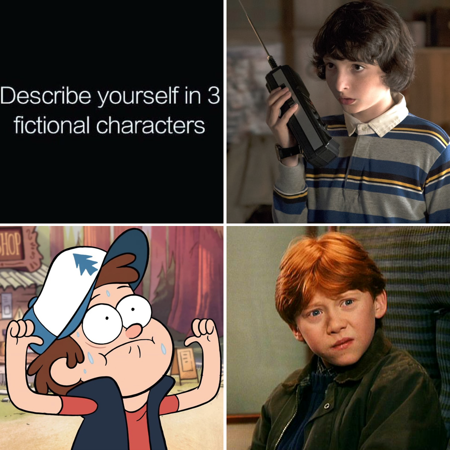 Describe Yourself In 3 Fictional Characters Meme By Xyrea On Deviantart Describe Yourself In 3 Fictional Characters Meme By Xyrea On Deviantart