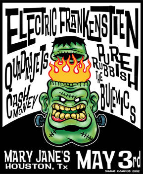 electric frankenstien poster