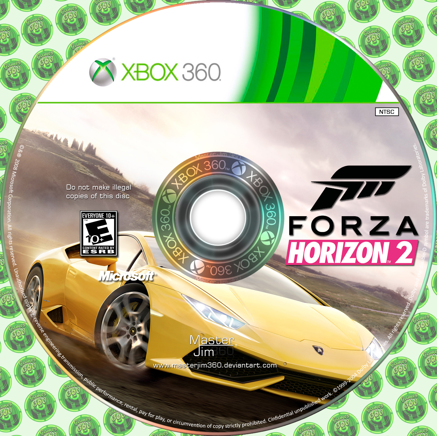 Forza Horizon 2 Xbox 360 Box Art