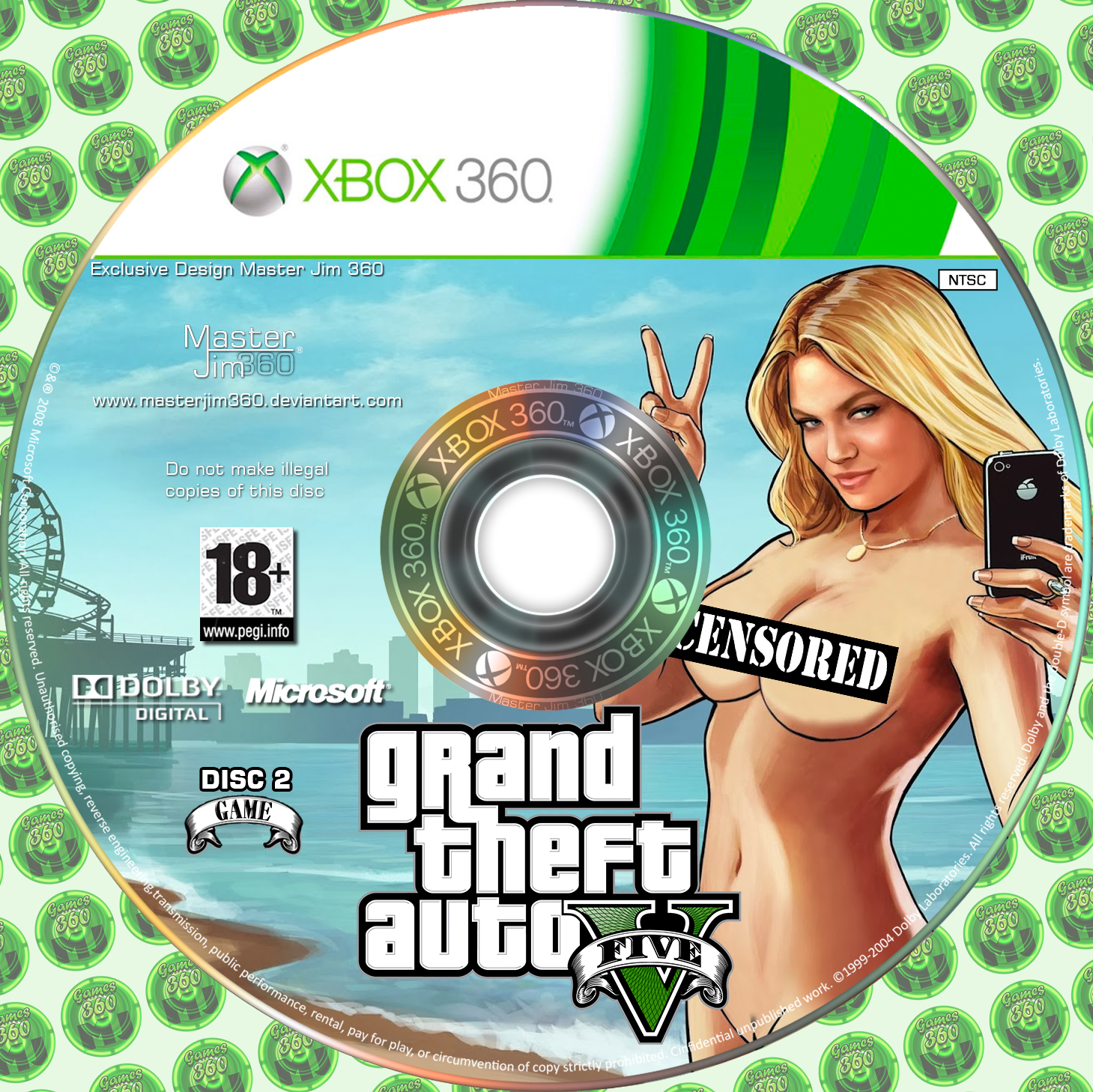 Gta 5 Xbox 360 Disco 2