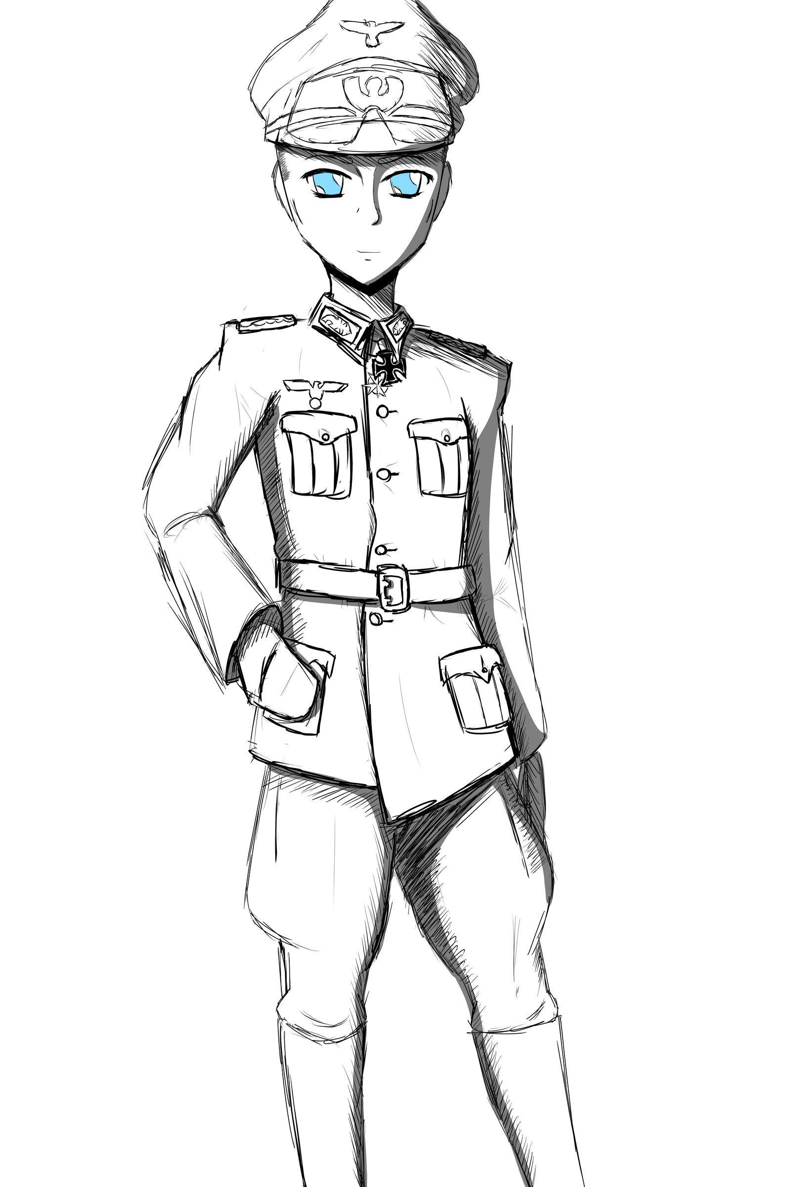 General Rommel (Black and White)