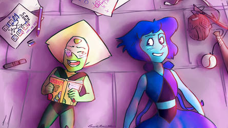 Lapis and Peridot fanart