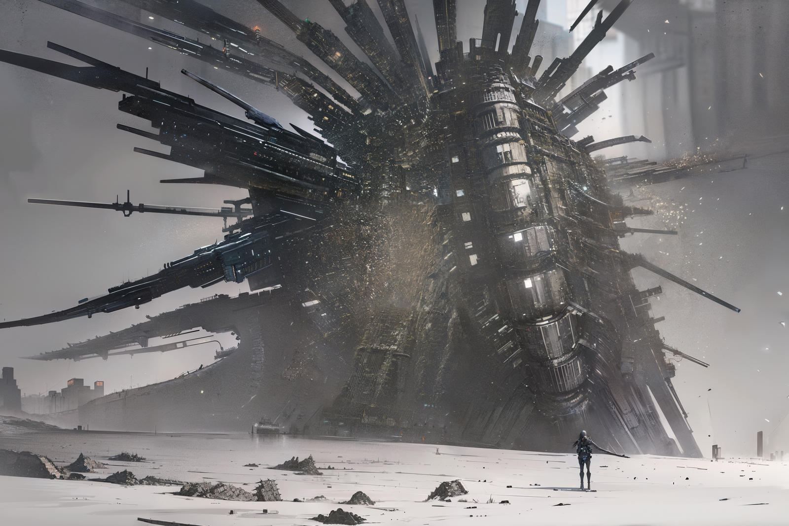 Fallen robot by SilkySmoothArt on DeviantArt