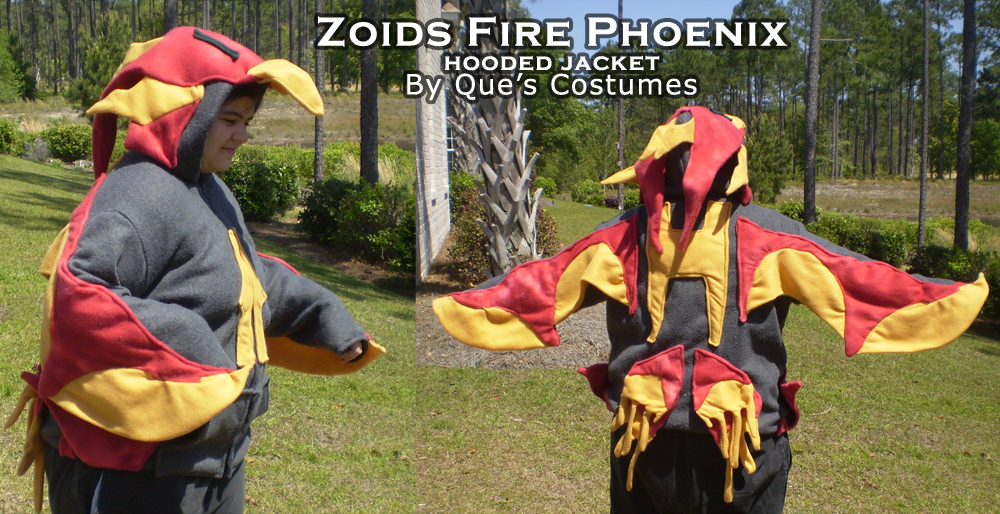 Zoids Fire Phoenix Hooded Jacket