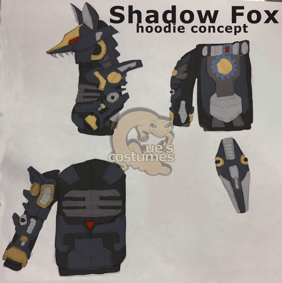 Shadow Fox Hoodie Concept Art