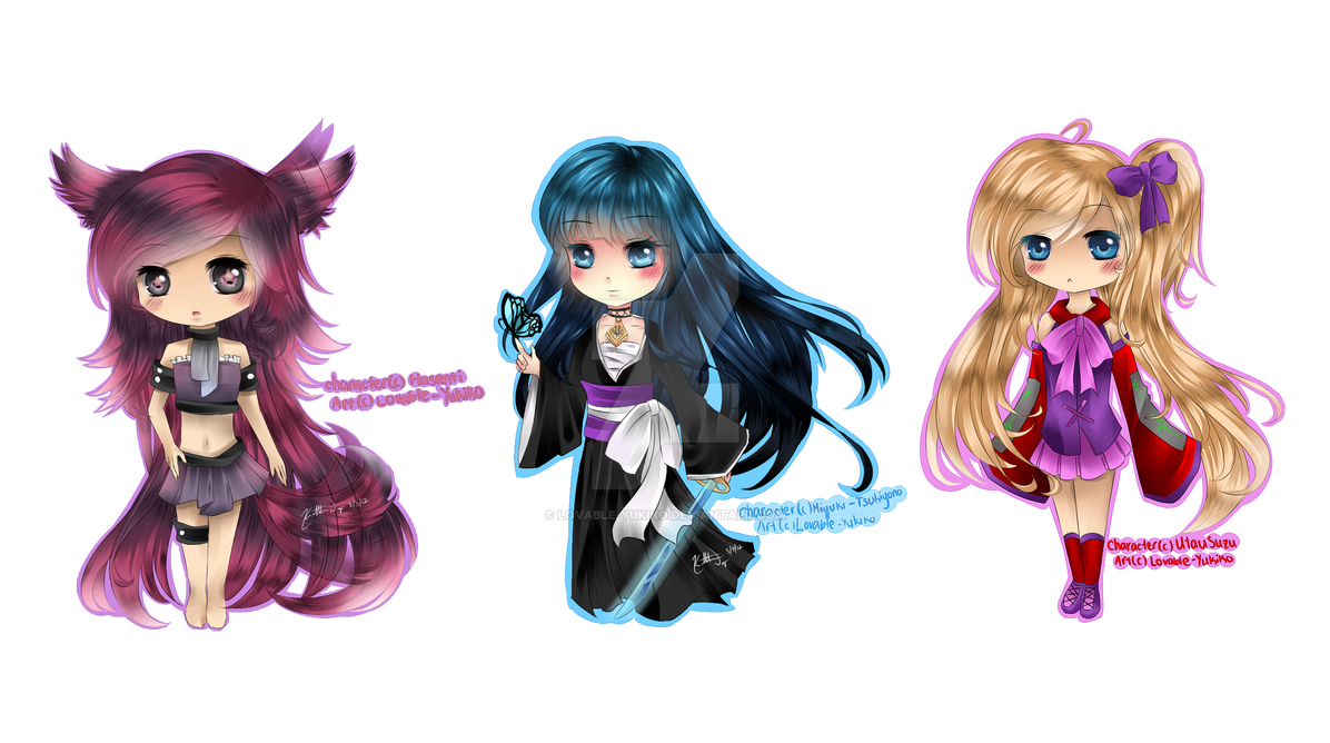 PC: Chibi Set #1 by Lovable-Yukiko on DeviantArt