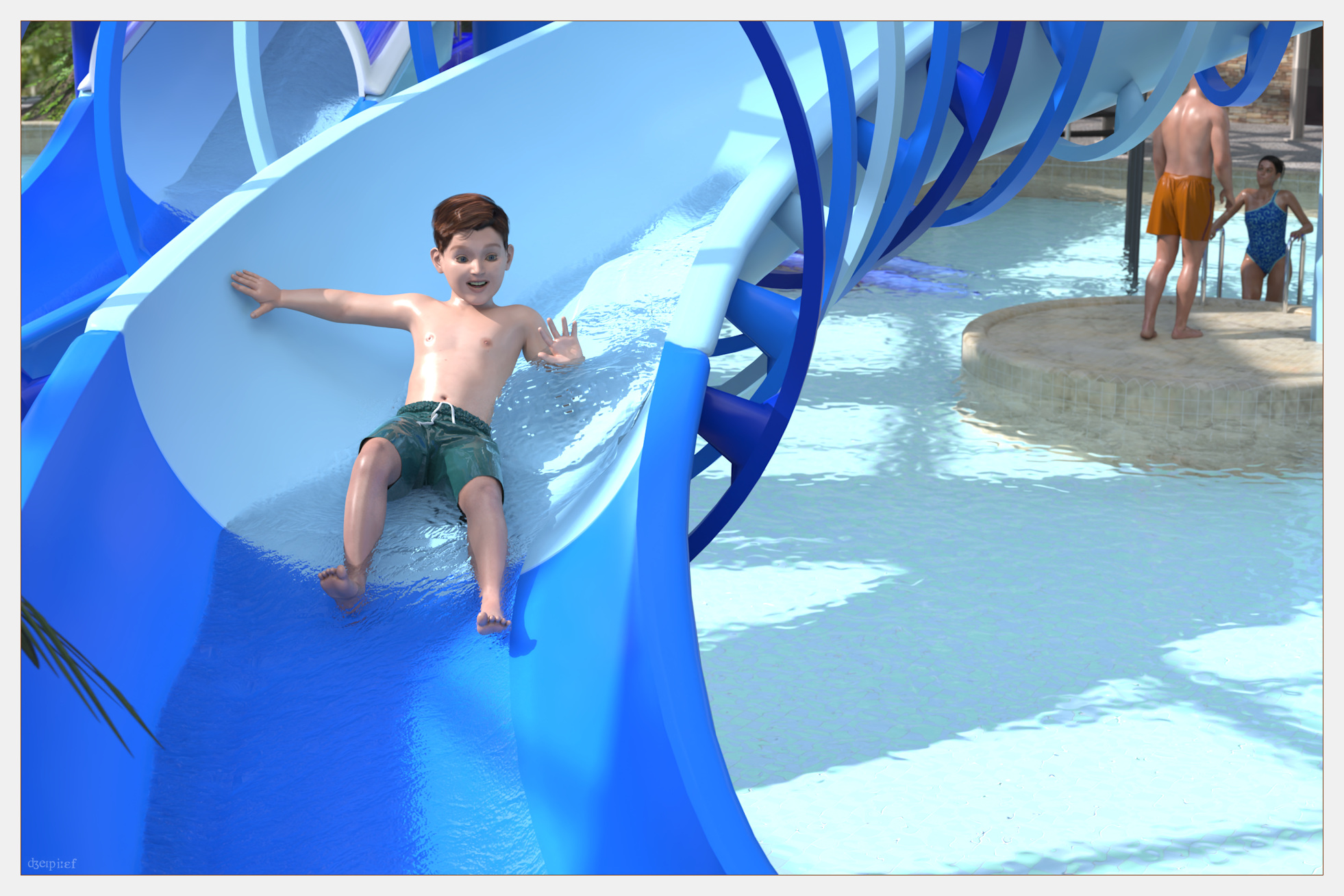 Watersliding! by johnpf on DeviantArt
