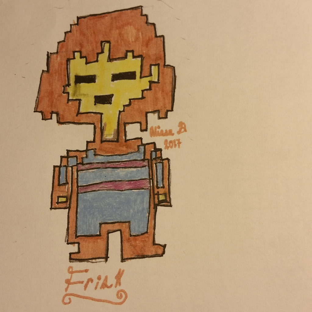 Undertale Frisk Art by AlissaInWonderland on DeviantArt