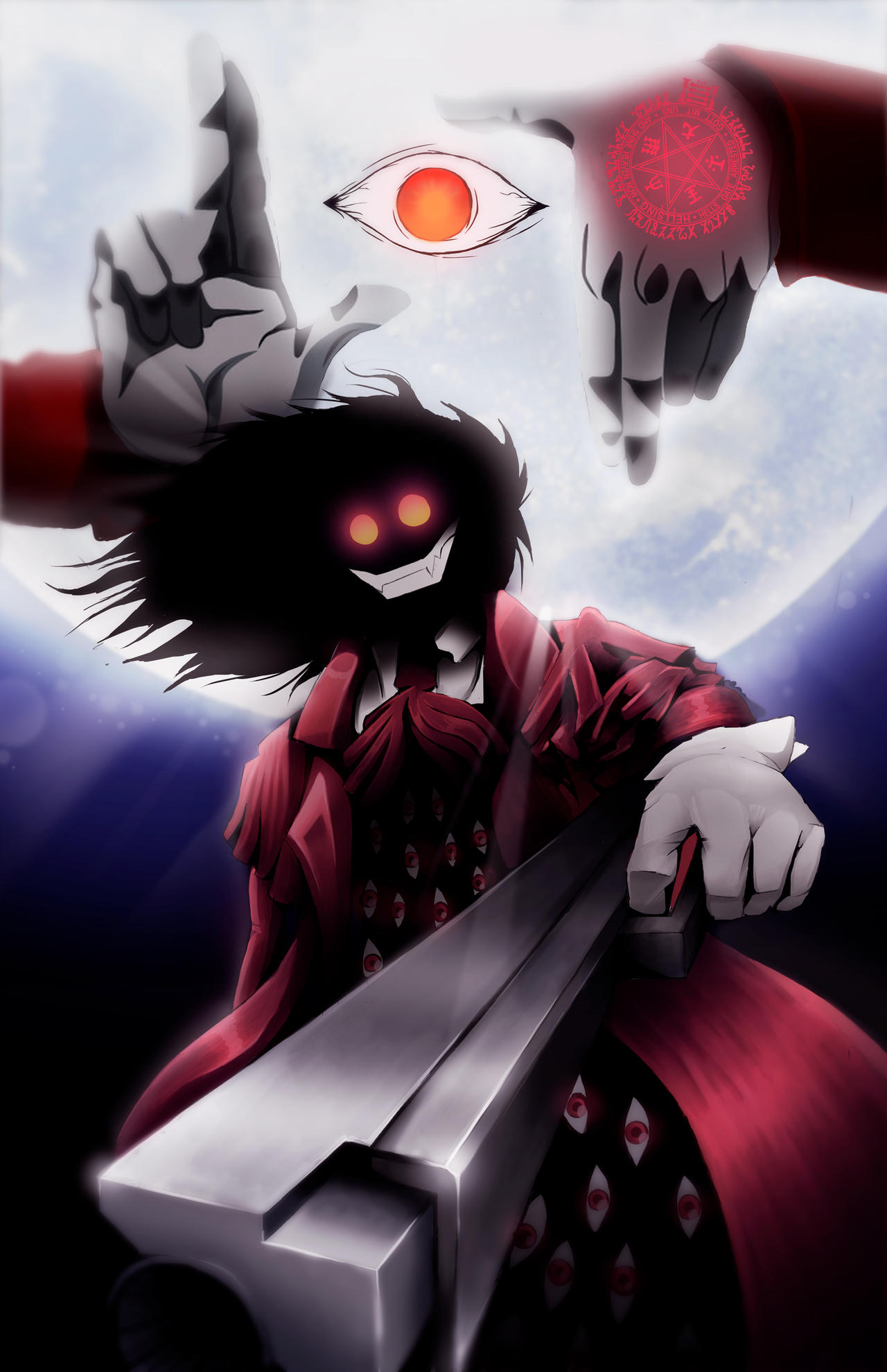 Draw Hellsing hellsing art by santiago1100 on DeviantArt