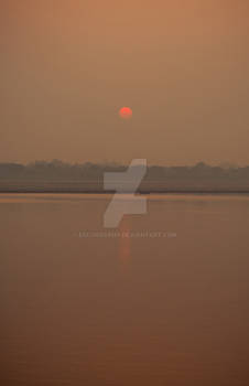 Varanasi Orange Sunrise